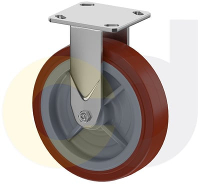 Casterdepot Top Plate Casters - Thermo-Urethane Wheel- Capacities Up To 800 Lbs. - HC016.832