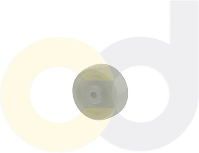 Casterdepot Top Plate Casters - White Nylon Wheel - Capacities Up To 350 Lbs. - HW003.7E9