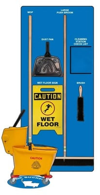 Clean & Mop Store-Boards™ & Combo Kits - PSB121BUWT