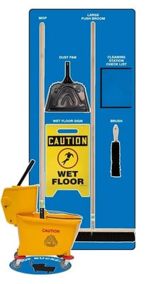 Clean & Mop Store-Boards™ & Combo Kits - PSB621BUBK