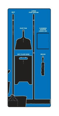 Clean & Mop Store-Boards™ & Combo Kits - PSB709BUBK