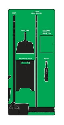 Clean & Mop Store-Boards™ & Combo Kits - PSB709GNBK
