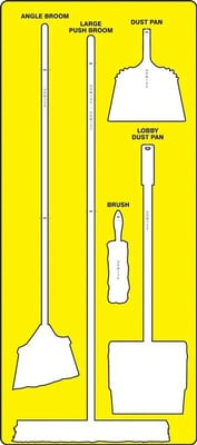 Clean & Sweep Store-Boards™ & Combo Kits - PSB114YLWT