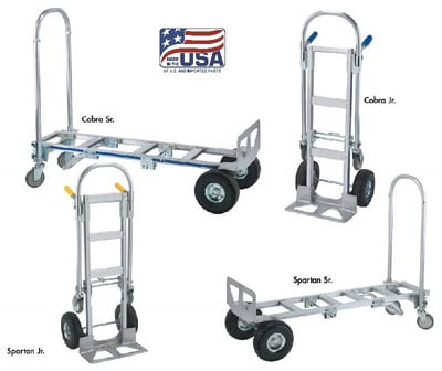 Cobra Aluminum Convertible Hand Trucks - HCBR-JR-T18-Z2