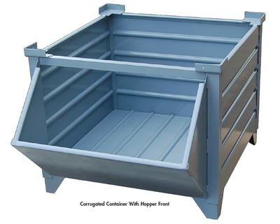 Corrugated Bulk Steel Containers - H51018HF42-U