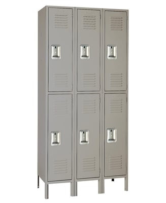 Double Tier Steel Lockers - H52023SU-GRAY
