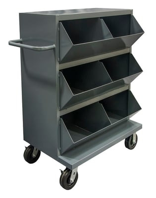 Durham Mobile Storage Bins - HMSB6-2036-95
