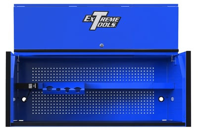 Dx Series Roller Cabinet With Power Tool Drawer & Extreme Power Workstation® Hutch - HDX552501HC-BLBK