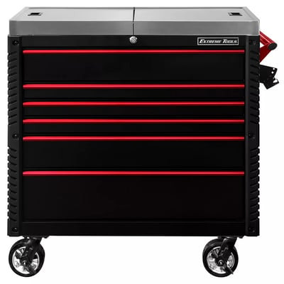 Extreme Tools® Ex Series 33" & 41" Tool Carts - HEX4106TCS-BKRD