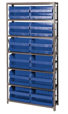 Giant Open Hopper Bin Storage System - HQSBU-245-B
