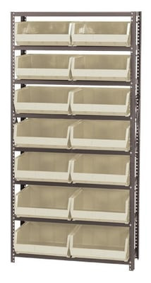 Giant Open Hopper Bin Storage System - HQSBU-250-I