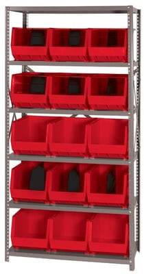 Giant Open Hopper Bin Storage System - HQSBU-260-R
