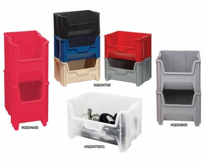 Giant Open Hopper Stackable Bins - HQGH600-R