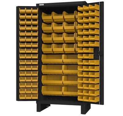 Heavy Duty Cabinets With Hook-On-Bins® - H3702-120-08T