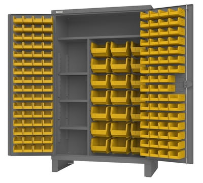 Heavy Duty Cabinets With Hook-On-Bins® & Shelves - HHDJC244878-147-4S95
