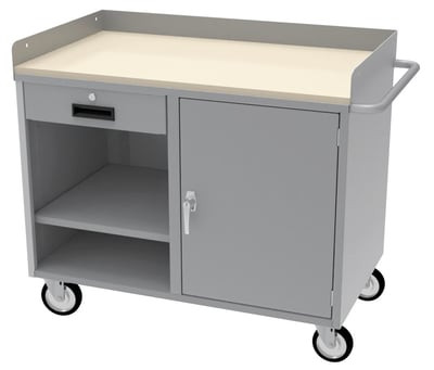 Heavy Duty Mobile Cabinet Workbenches - HLPC-42-1