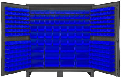 Heavy Duty Storage Cabinets With Hook-On Bins - HHDC72-240-5295