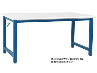 Kennedy Series Workbench W/Cleanroom Lisstat™ Esd Static Control Laminate Top - HKDCR3660-WH/BEI TOP