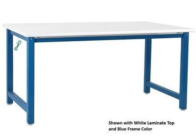 Kennedy Series Workbench W/Lisstat™ Esd Static Control Laminate Top - HKD3096-GR/WH TOP
