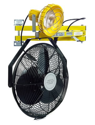 Loading Dock Fans And Fan/Light Combo - HFANDL24-P