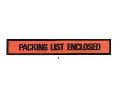 Packing List Envelopes - H24BL