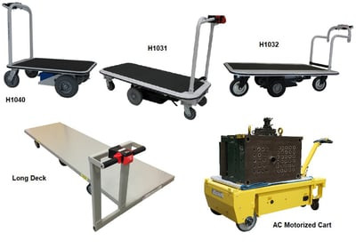 Pony Express Motorized Platform Carts For Material Handling - H1040-LE