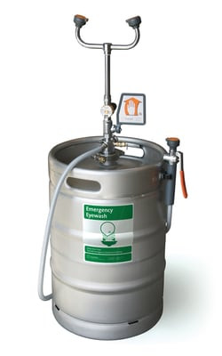 Portable "Keg" Style Eye Wash/Drench Hose Unit - HAP200-013