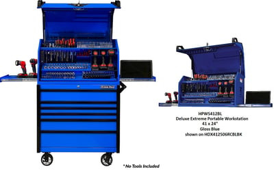 Pws Series Extreme Portable Workstation® Tool Storage - HDX412506RCBLBK