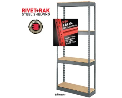 Rivet-Rak™ Steel Shelving - Bulkmaster - H84-1860-4