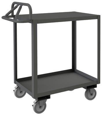 Rolling Stock Cart With Ergonomic Handle - HRSCE-1830-2-TLD-95