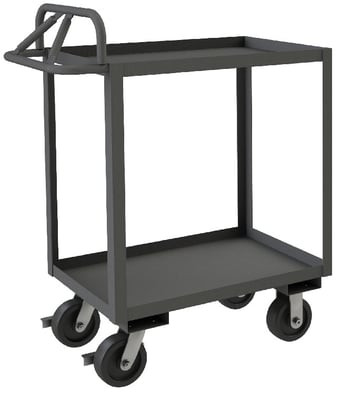 Rolling Stock Cart With Ergonomic Handle - HRSCE-3060-2-3.6K-95
