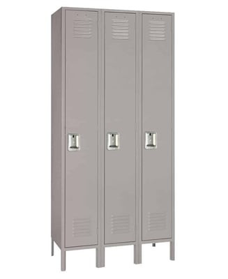 Single Tier Steel Lockers - H50323SU-GRAY