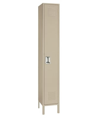 Single Tier Steel Lockers - H5032SU-PUTTY