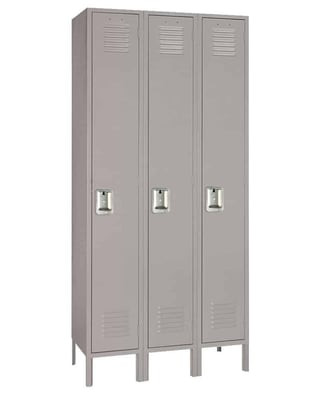 Single Tier Steel Lockers - H50623SU-GRAY