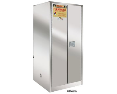 Stainless Steel Flammable Storage Cabinets - HA145-SS