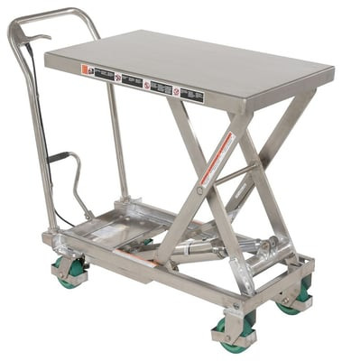 Stainless Steel Scissor Carts - HCART-500-SS3
