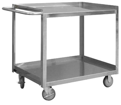 Stainless Steel Shelf Stock Carts - HSRSC1624362FLD5PU