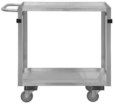 Stainless Steel Shelf Stock Carts - HSRSC2016302ALU4PU