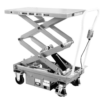 Stainless Steel Single & Double Portable Lift Table - SLSSBXE-57-10