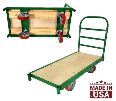 Steel-Bound Platform Truck - HELQ-3672-RTE-409