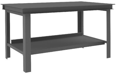 Super Heavy-Duty Workbenches With Top Shelf Only - HHWB-3660-95