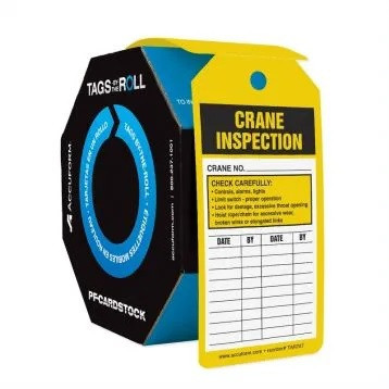 Tags By-The-Roll Scaffold Safety Tags - TAR718