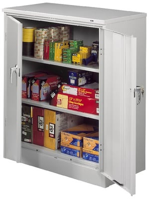 Tennsco Deluxe Cabinets - H2442-LGY