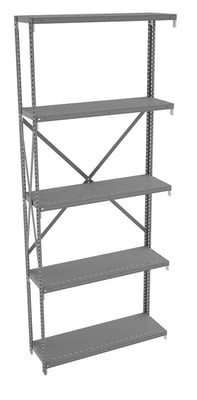 Tennsco Q-Line Industrial Shelving - HQOH5-3618AB