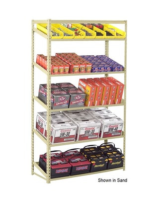 Tennsco Sloping Shelf Units - HZT7-4818S-5-SA