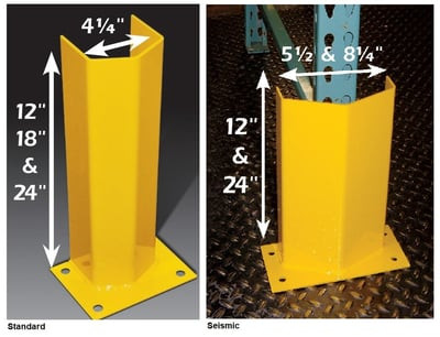 Traditional V-Face Post Protectors - HPP-12V-8.25-316
