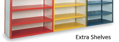 V-Grip™ Extra Shelves For 84"H Units - H6251R-GY