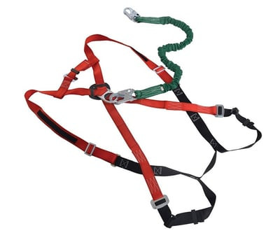 Web Lanyard With Safety Harness - HWP-LH-L