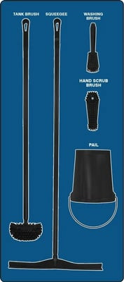 Wet Zone Store-Boards™ & Combo Kits - PSB713BUBK