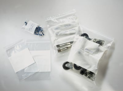 Zip Lock Bags With Writing Area - HML912WBB